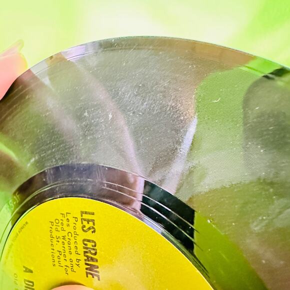 LES CRANE A Different Drummer / Desiderata 7250 45rpm Vinyl Record - Picture 9 of 9